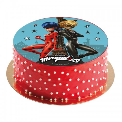 Miraculous Lady Bug Edible Image for Cake — Choco House