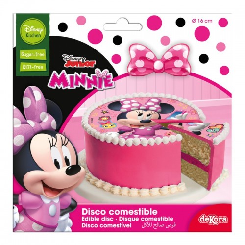 Dekora - sugar edible disc - Minnie  -16cm