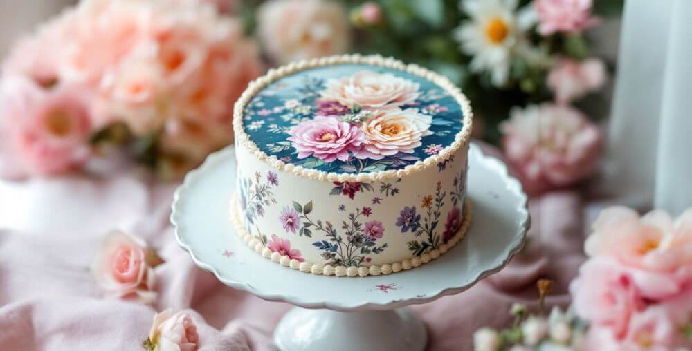 Image on fondant