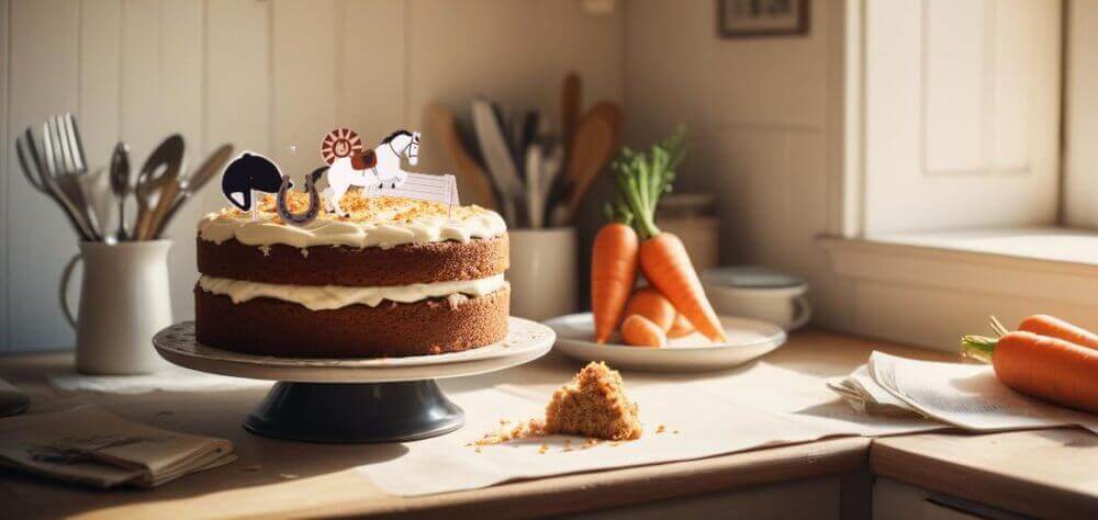 Torte mit Pferd