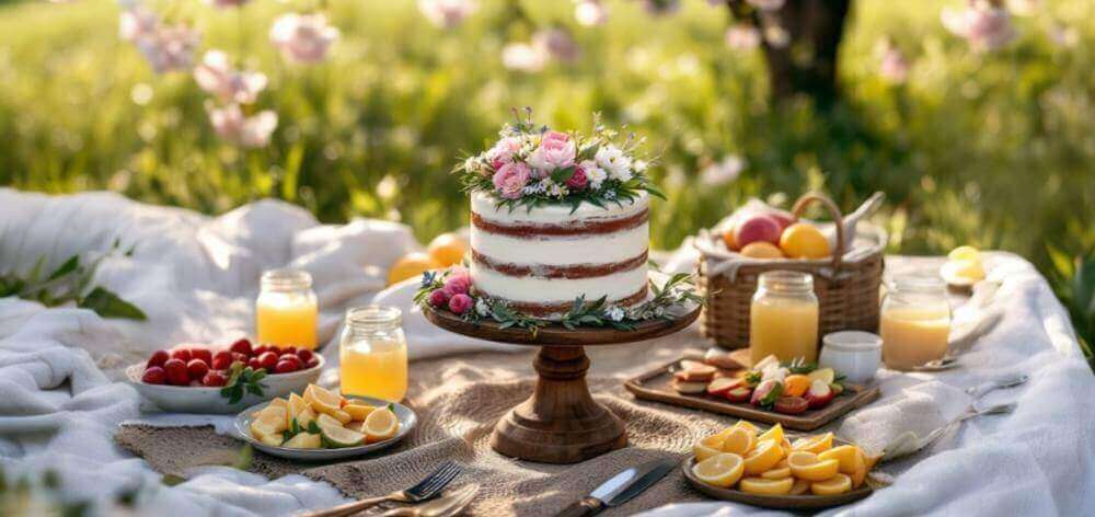 Naked cake