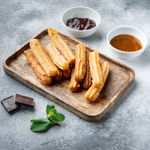 churros with caramel